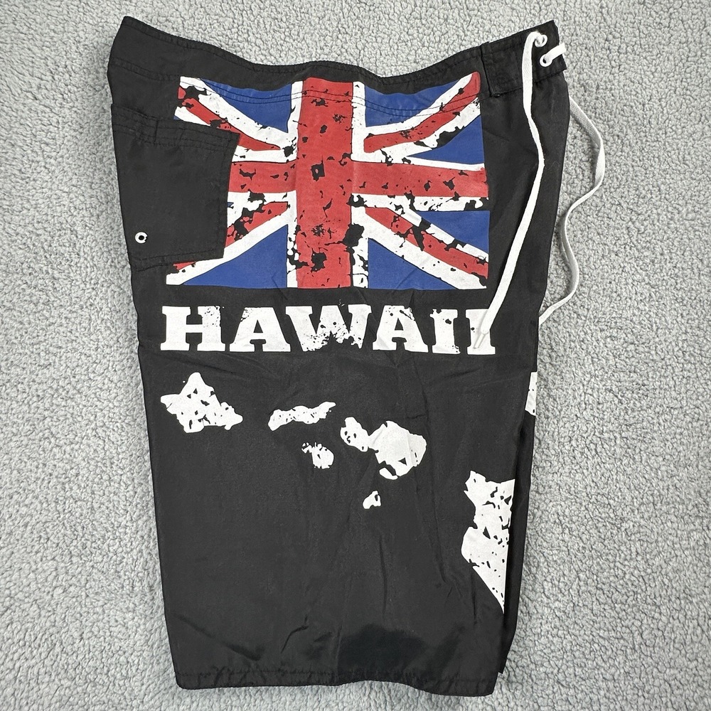 Coral And Reef Board Shorts Men's 38 Hawaii Swim Trunks Beach Surf Vacation - Picture 7 of 11